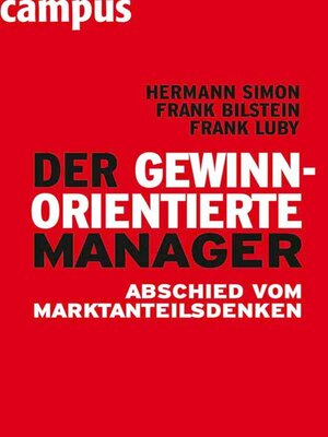 cover image of Der gewinnorientierte Manager